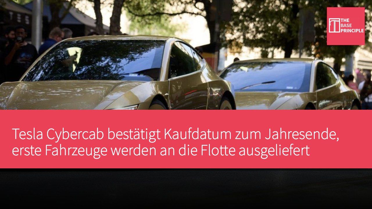 Tesla Cybercab bestätigt Kaufdatum zum Jahresende, erste Fahrzeuge werden an die Flotte ausgeliefert