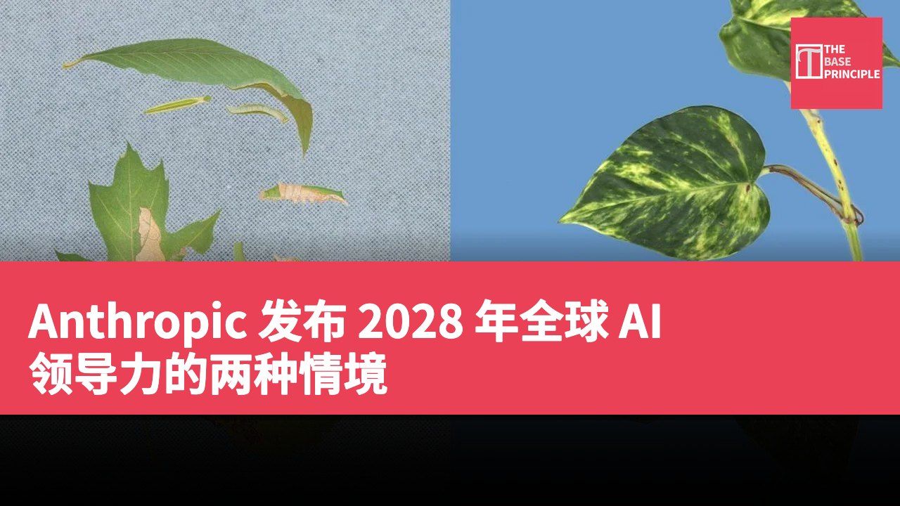 Anthropic 发布 2028 年全球 AI 领导力的两种情境