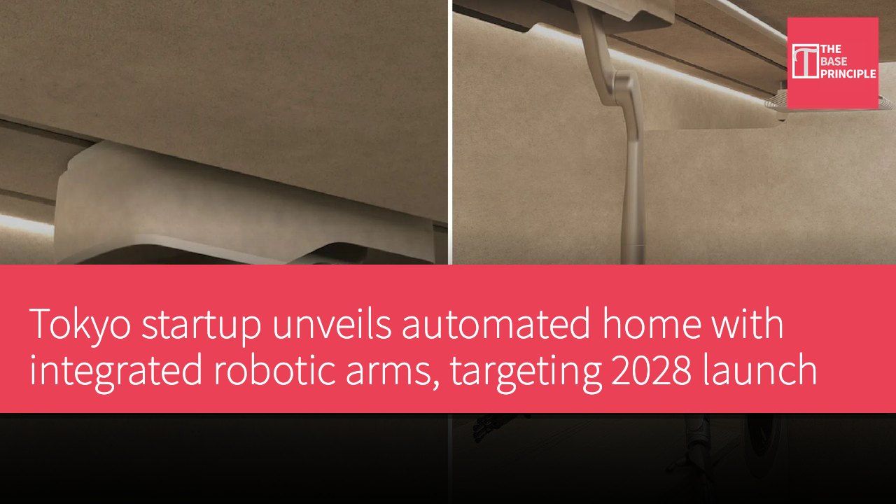 Tokyo startup unveils automated home with integrated robotic arms, targeting 2028 launch
