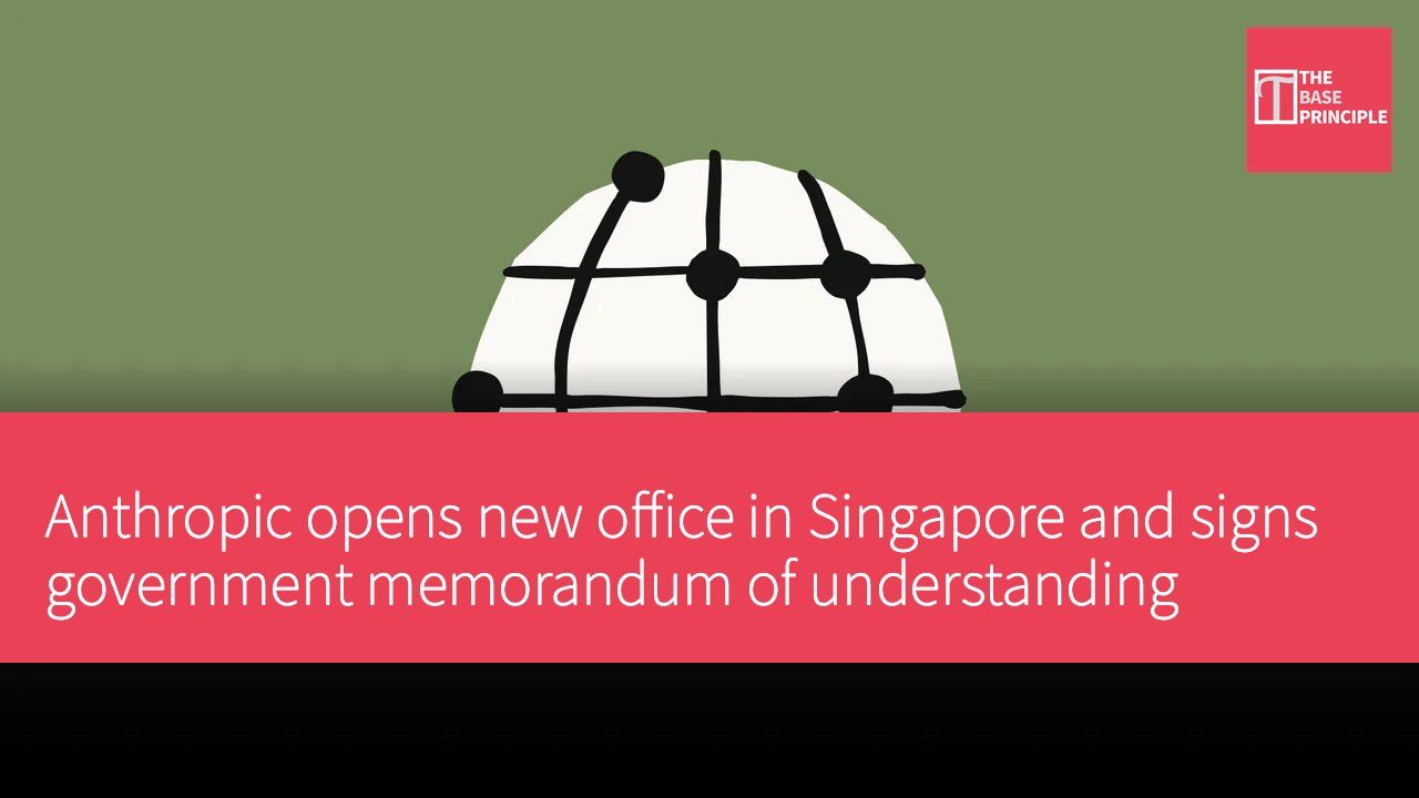 Anthropic opens new office in Singapore and signs government memorandum of understanding