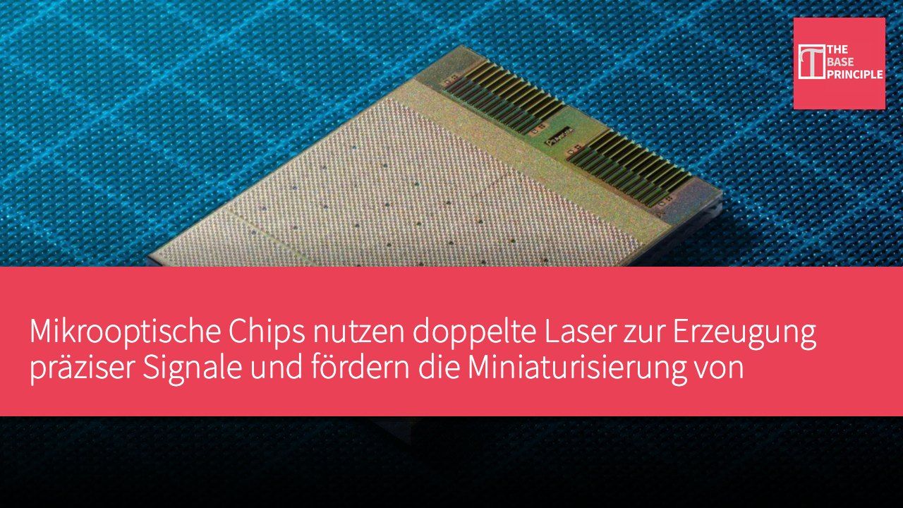 Mikrooptische Chips nutzen doppelte Laser zur Erzeugung präziser Signale und fördern die Miniaturisierung von Atomuhren
