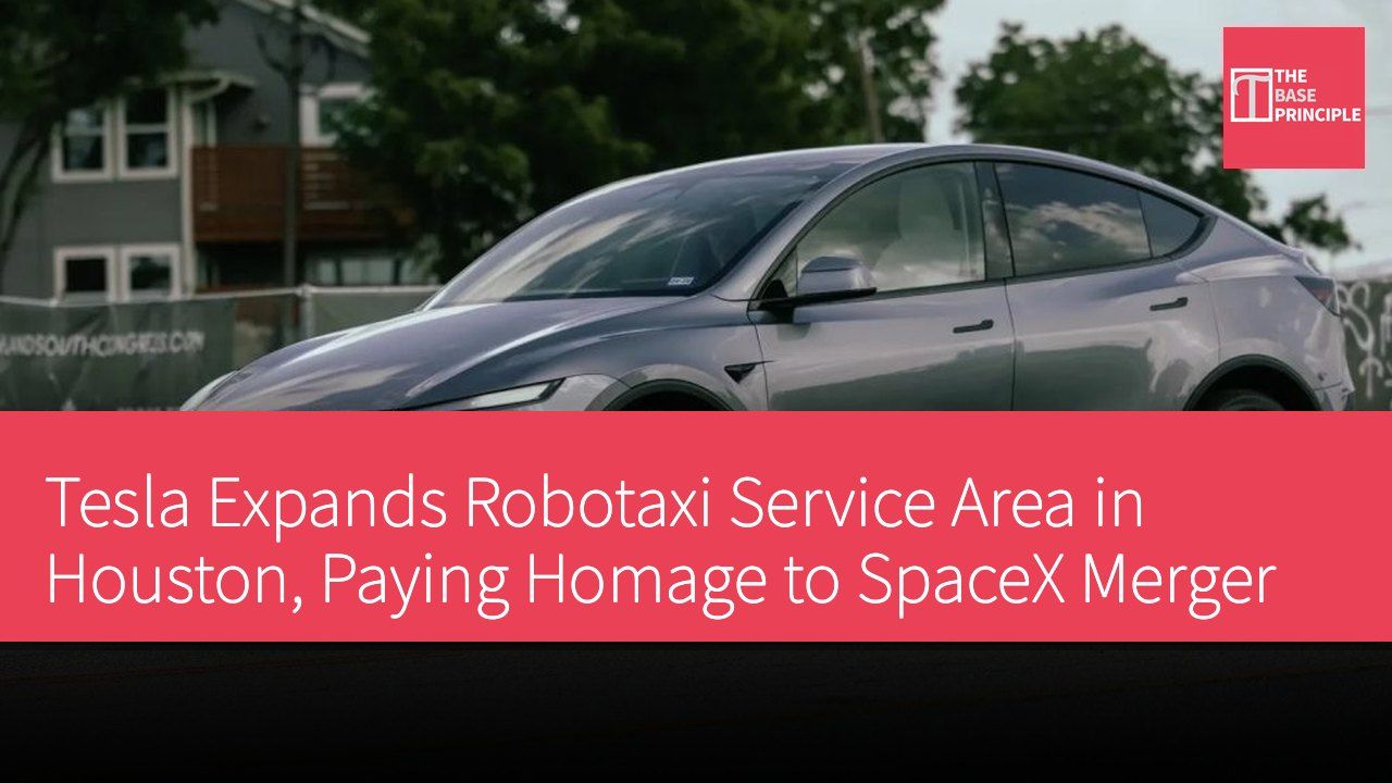 Tesla Expands Robotaxi Service Area in Houston, Paying Homage to SpaceX Merger