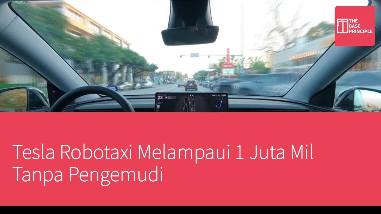 Tesla Robotaxi Melampaui 1 Juta Mil Tanpa Pengemudi