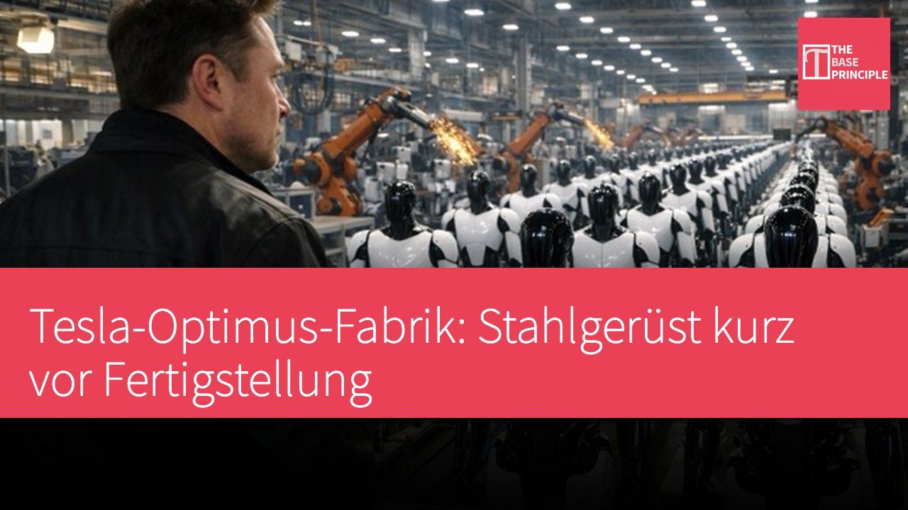 Tesla-Optimus-Fabrik: Stahlgerüst kurz vor Fertigstellung