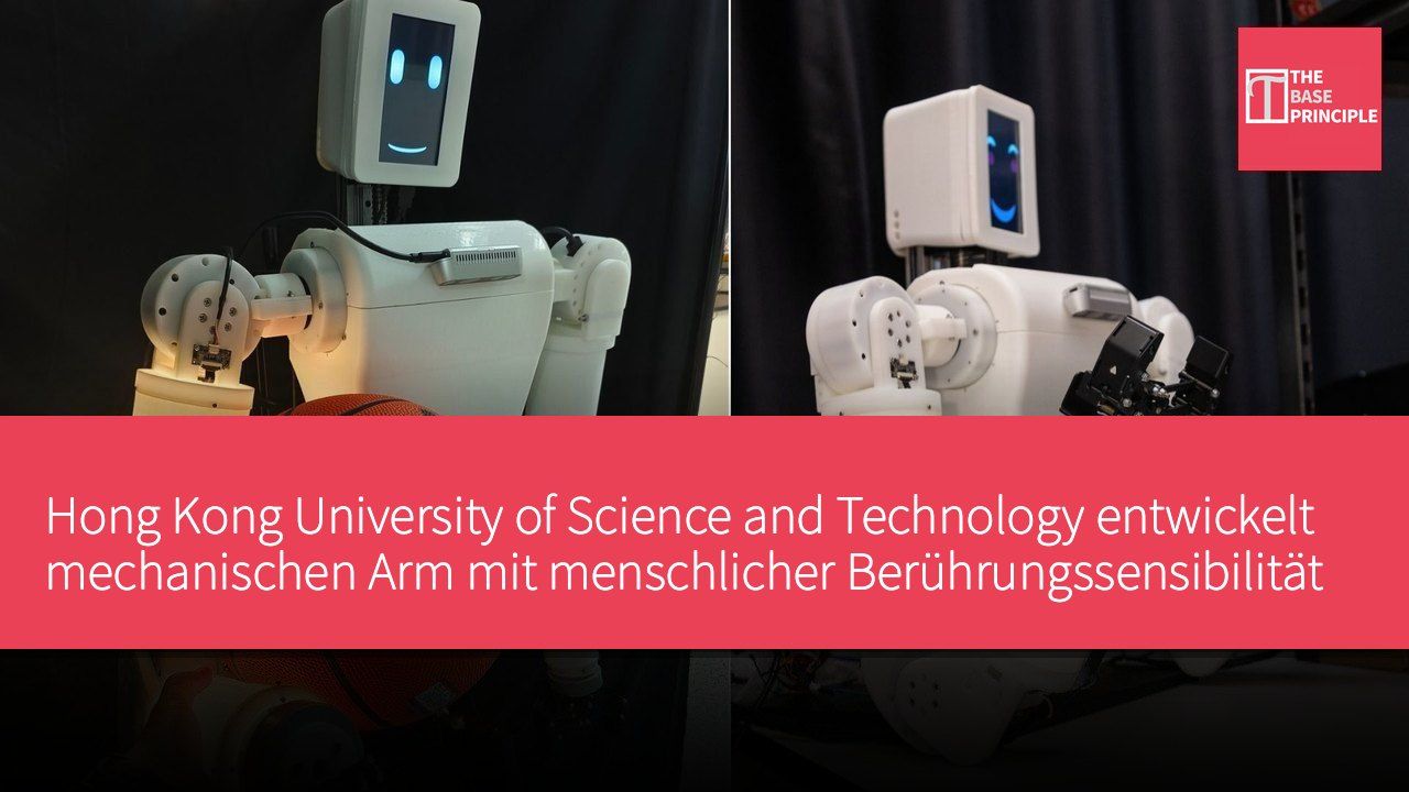 Hong Kong University of Science and Technology entwickelt mechanischen Arm mit menschlicher Berührungssensibilität