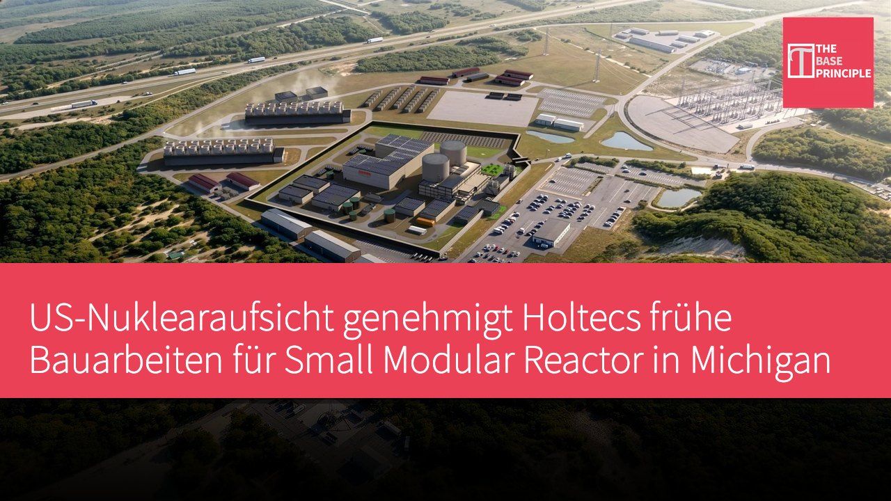US-Nuklearaufsicht genehmigt Holtecs frühe Bauarbeiten für Small Modular Reactor in Michigan