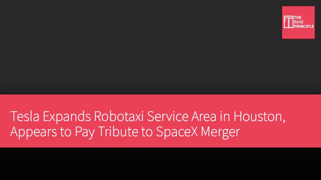 Tesla Expands Robotaxi Service Area in Houston, Appears to Pay Tribute to SpaceX Merger
