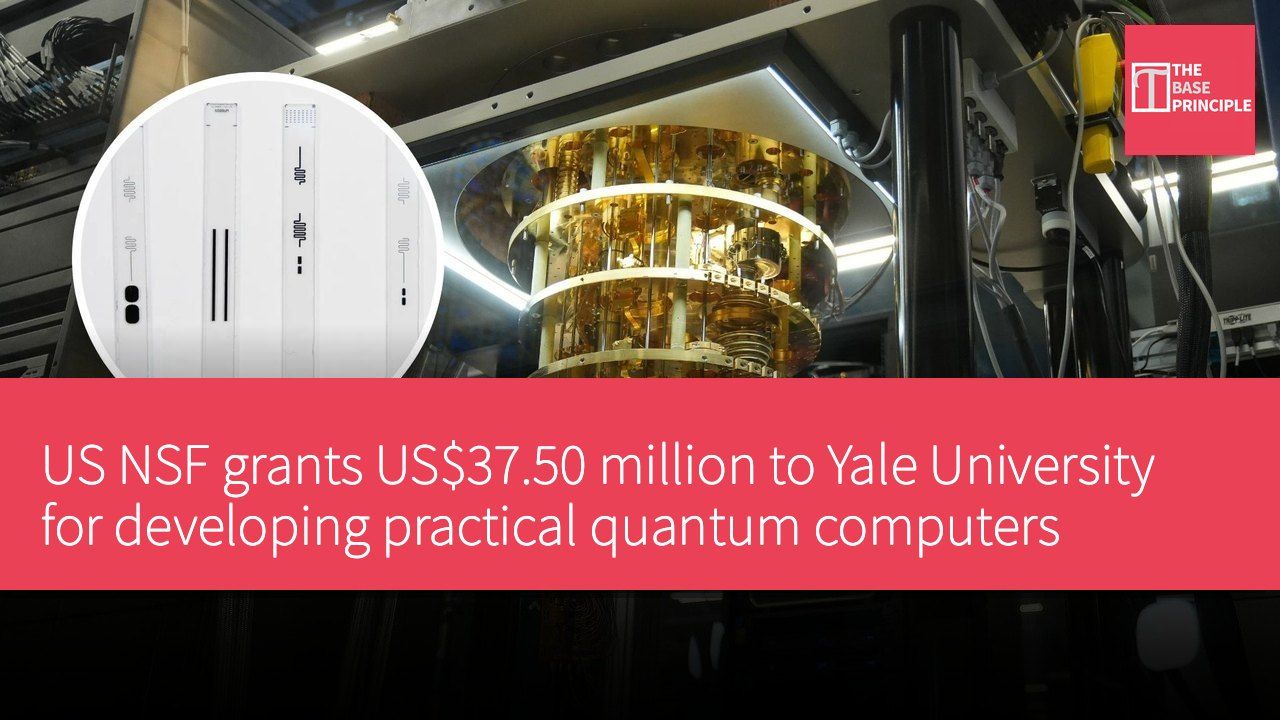 US NSF grants US$37.50 million to Yale University for developing practical quantum computers