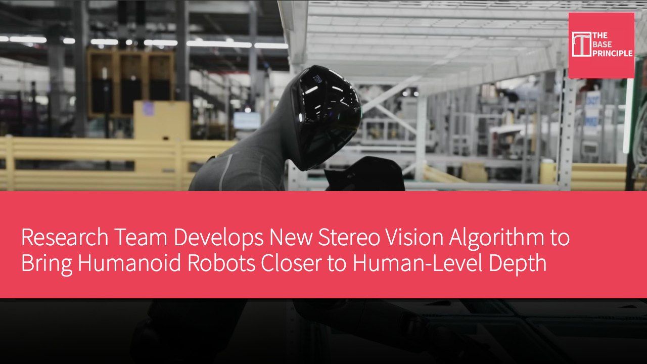 Research Team Develops New Stereo Vision Algorithm to Bring Humanoid Robots Closer to Human-Level Depth Perception