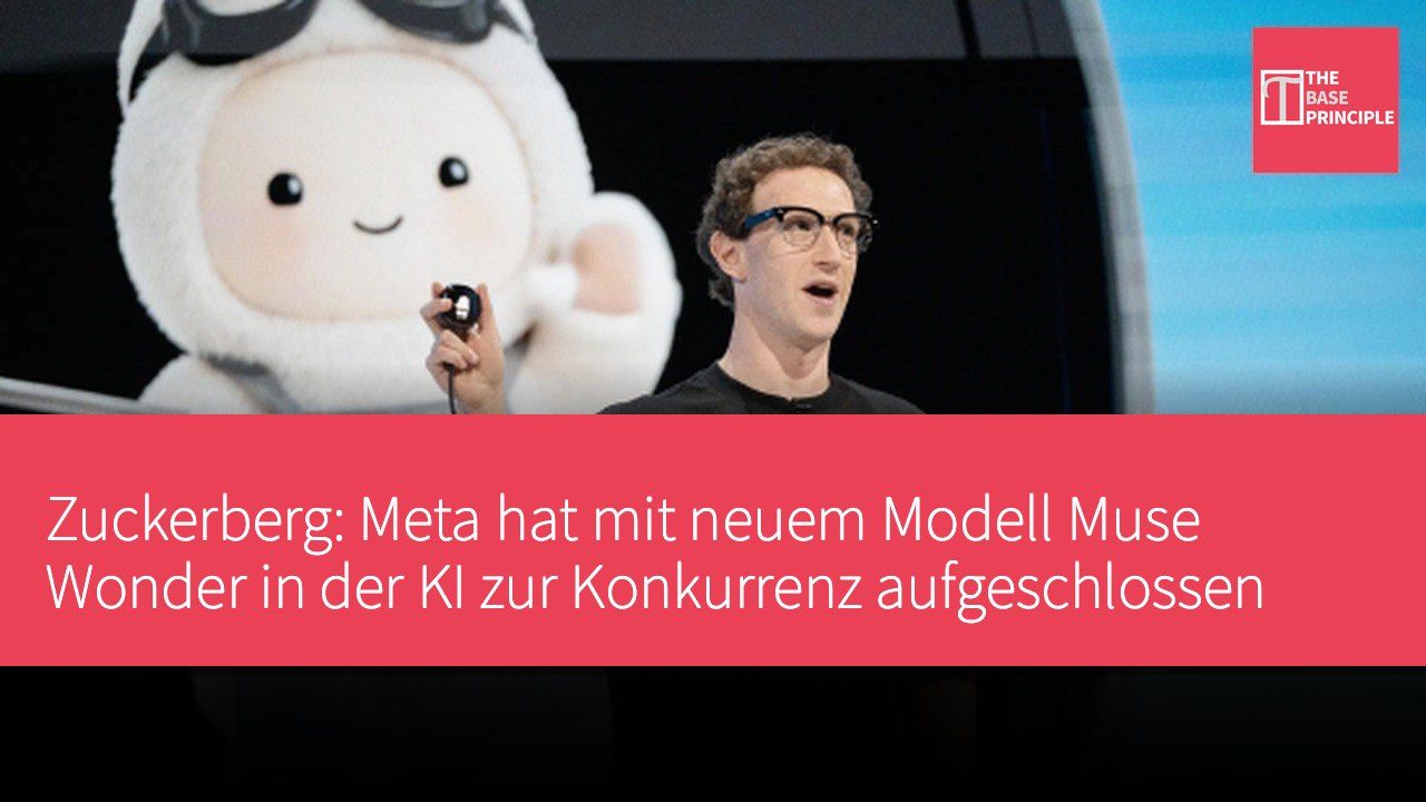 Zuckerberg: Meta hat mit neuem Modell Muse Wonder in der KI zur Konkurrenz aufgeschlossen