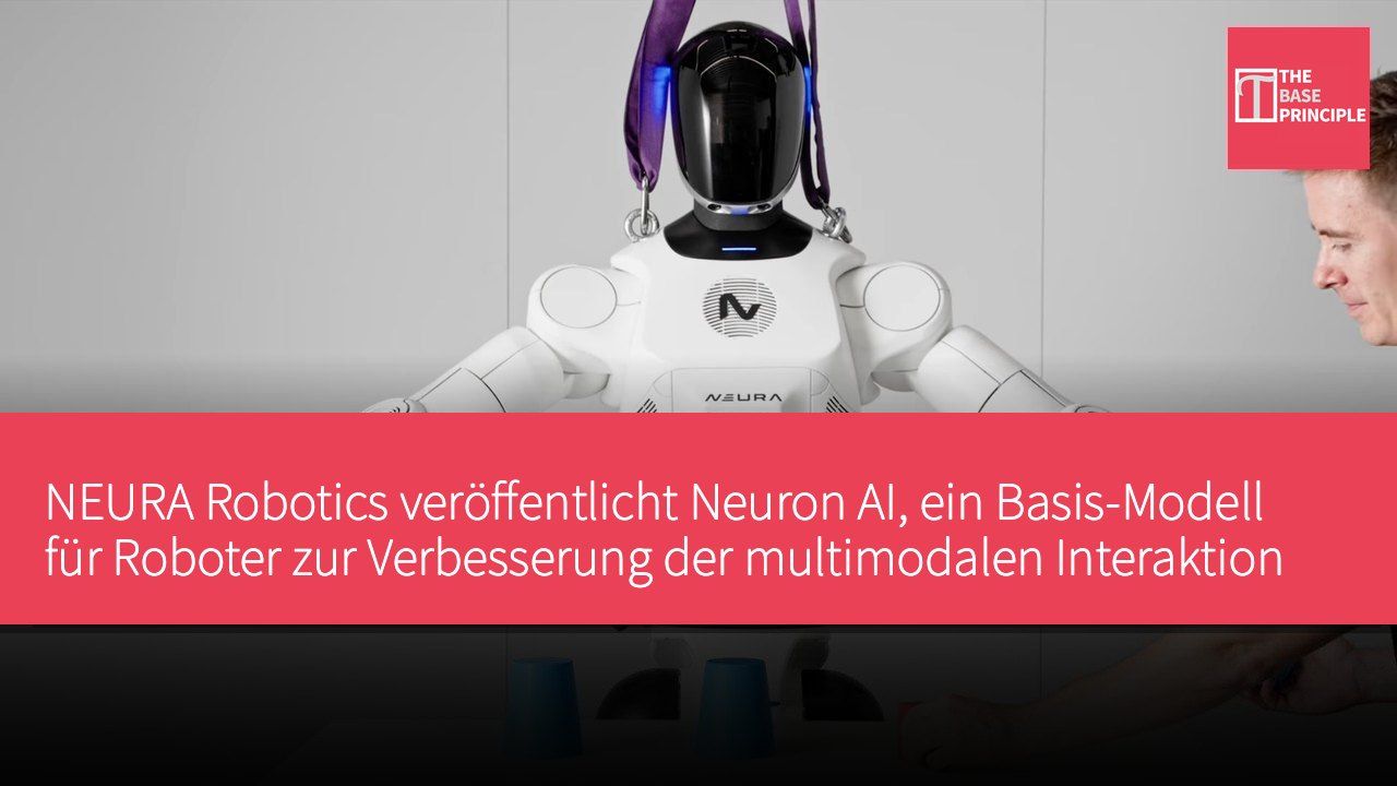 NEURA Robotics veröffentlicht Neuron AI, ein Basis-Modell für Roboter zur Verbesserung der multimodalen Interaktion