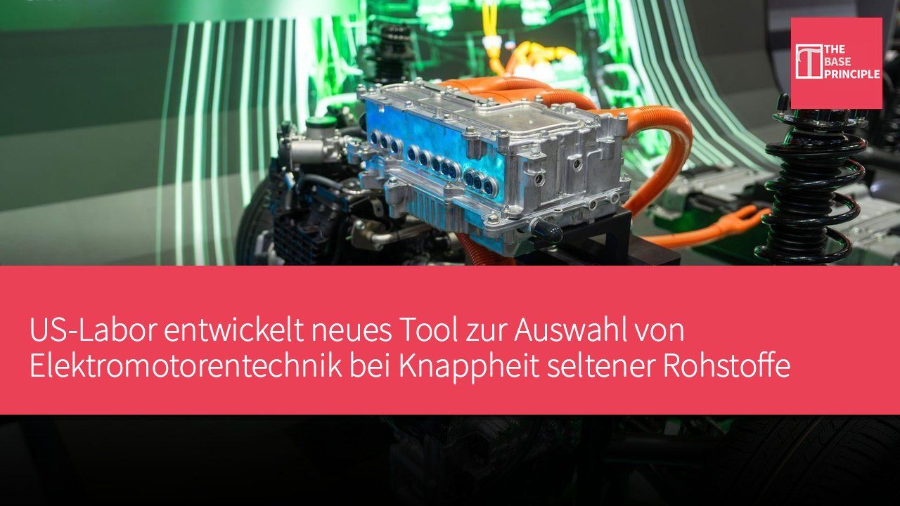 US-Labor entwickelt neues Tool zur Auswahl von Elektromotorentechnik bei Knappheit seltener Rohstoffe