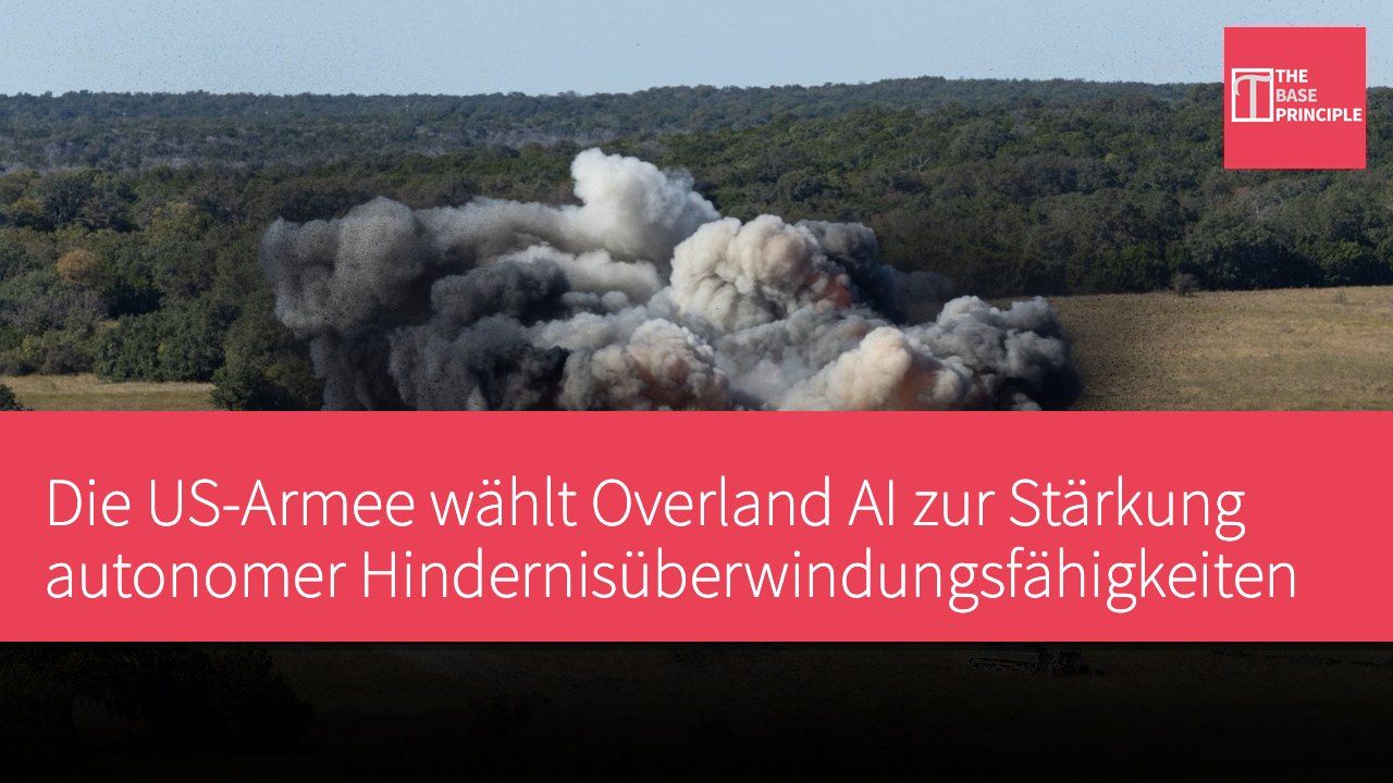 Die US-Armee wählt Overland AI zur Stärkung autonomer Hindernisüberwindungsfähigkeiten