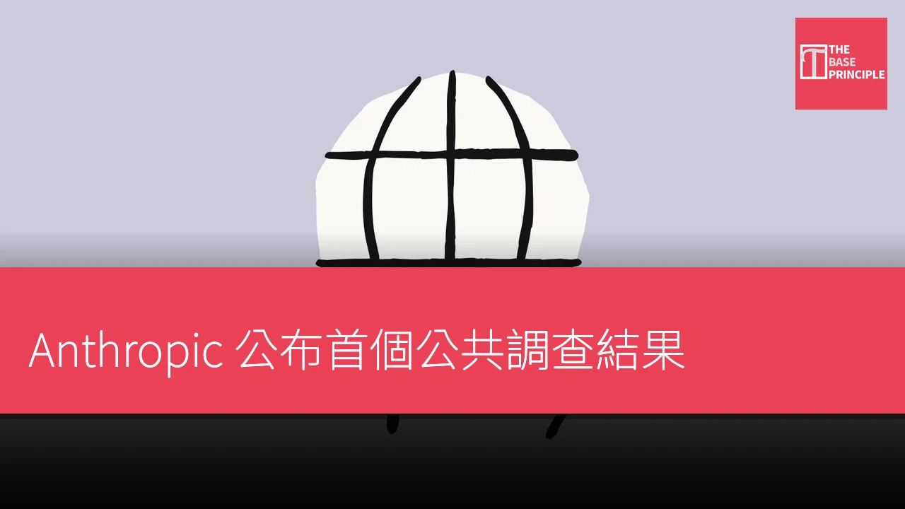 Anthropic 公布首個公共調查結果