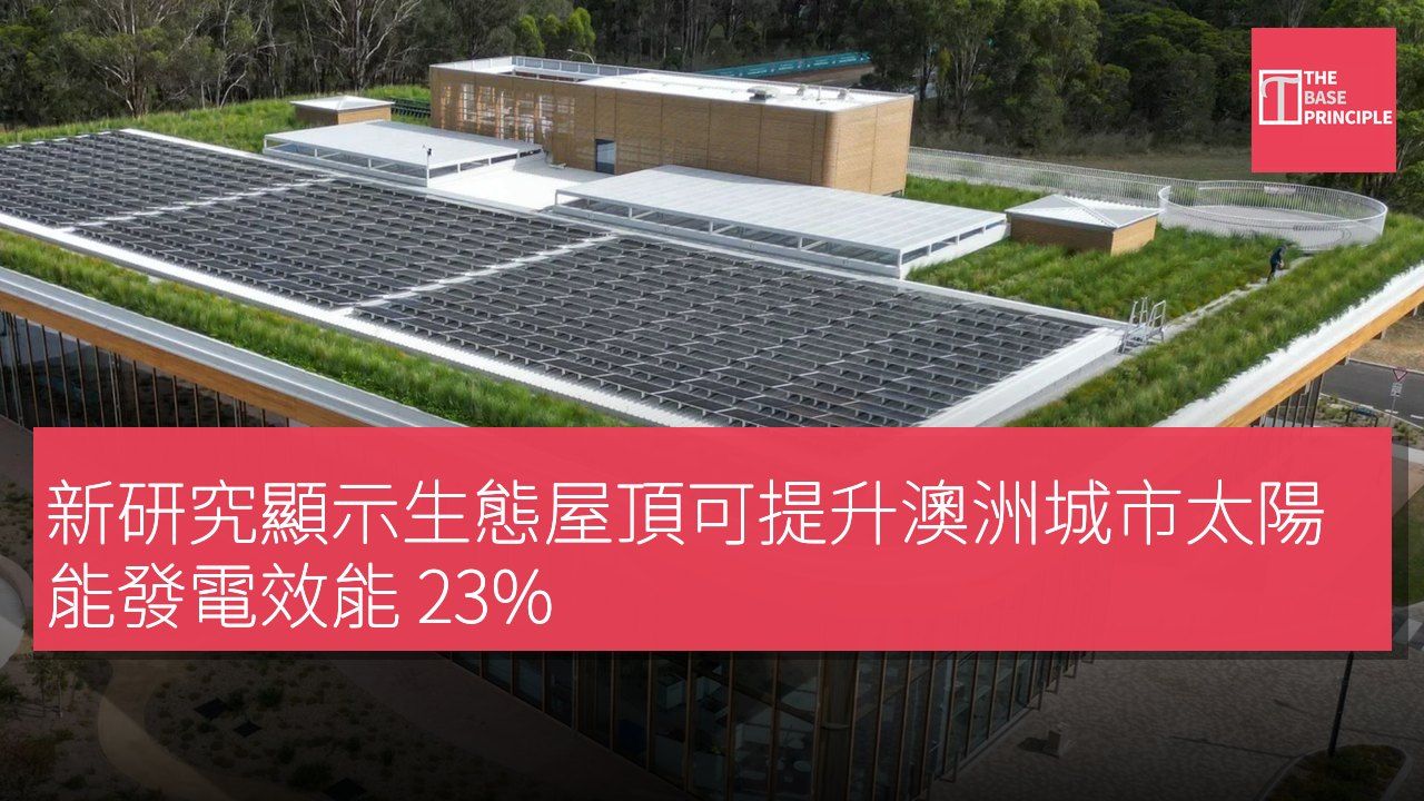 新研究顯示生態屋頂可提升澳洲城市太陽能發電效能 23%
