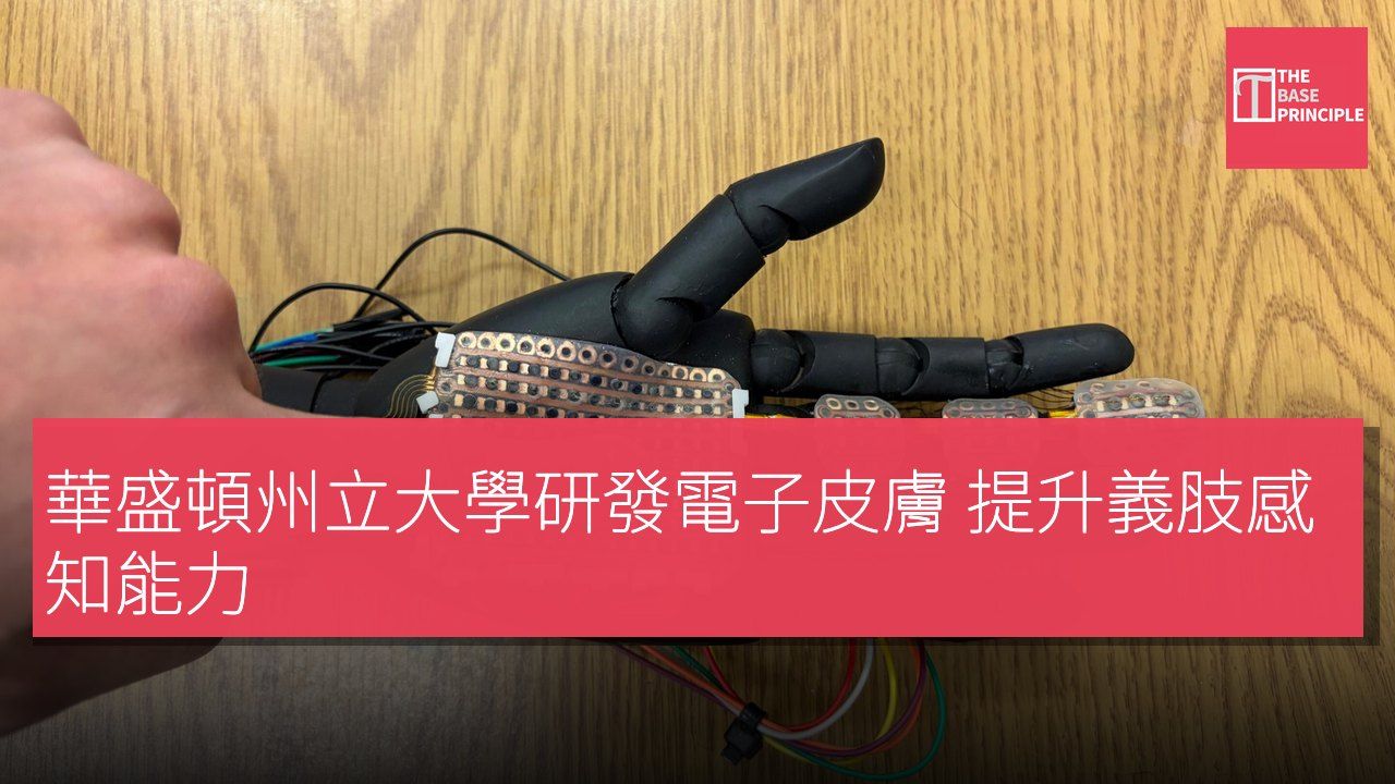 華盛頓州立大學研發電子皮膚 提升義肢感知能力